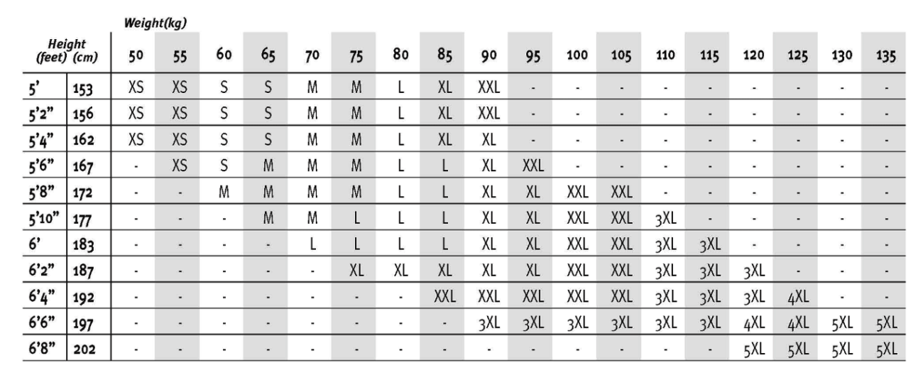 sizing-guide-oringi-australia